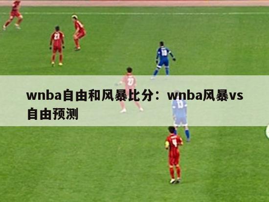 wnba自由和风暴比分：wnba风暴vs自由预测