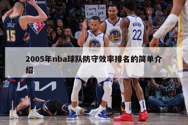 2005年nba球队防守效率排名的简单介绍