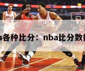 nba各种比分：nba比分数据库