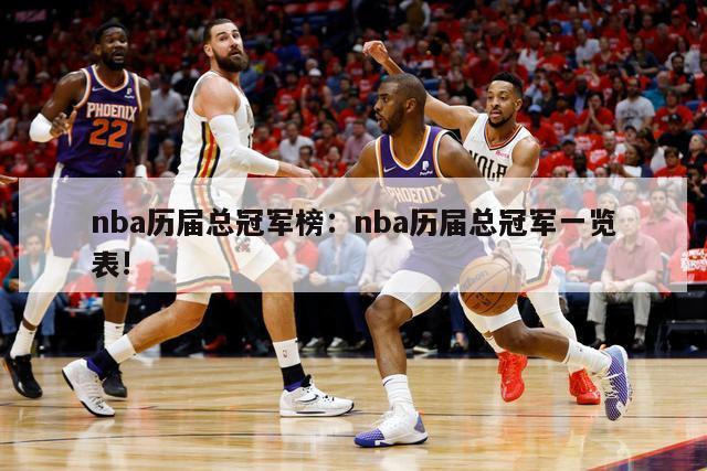 nba历届总冠军榜：nba历届总冠军一览表!