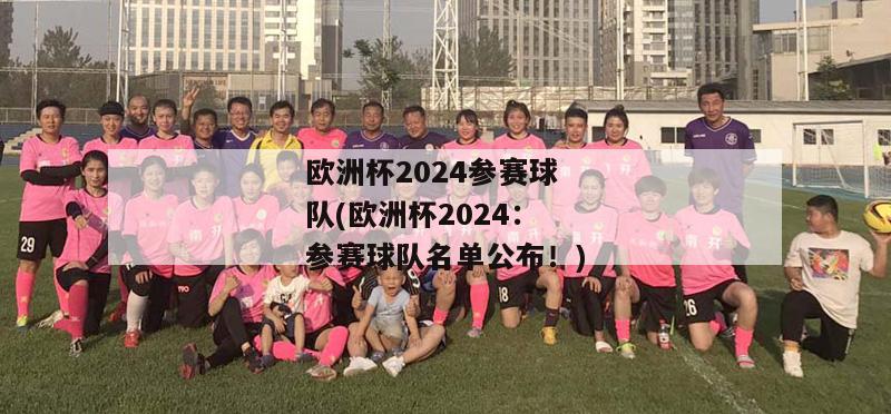 欧洲杯2024参赛球队(欧洲杯2024：参赛球队名单公布！)